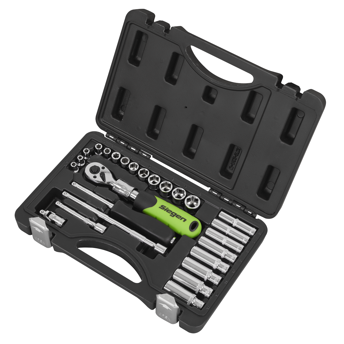 Sealey S01286 Siegen Extendable Ratchet Socket Set 1/4"Sq Drive 26pc - additional view 7
