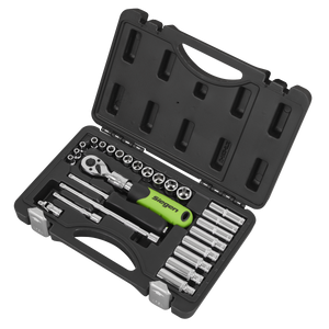 Sealey S01286 Siegen Extendable Ratchet Socket Set 1/4"Sq Drive 26pc - additional view 7