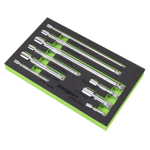 Sealey S01292 Extension Bar Set 1/4", 3/8" & 1/2"Sq Drive 9pc - additional view 2