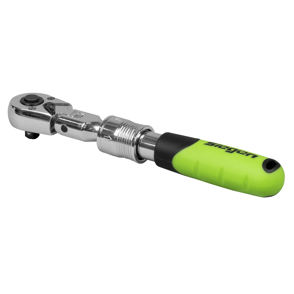 Sealey S01294 Siegen Extendable Flexi-Head Ratchet Wrench 1/4"Sq Drive