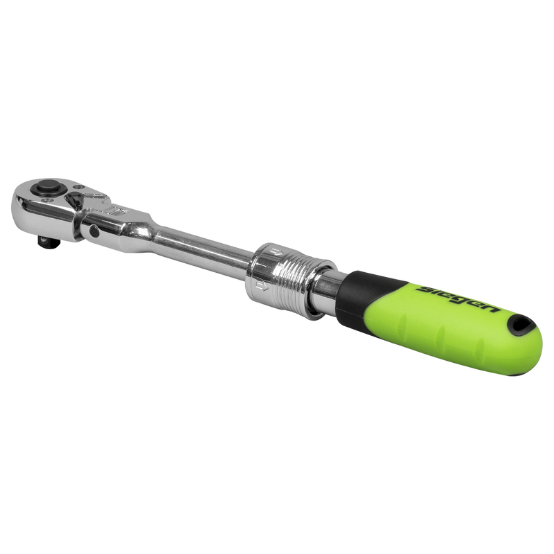 Sealey S01294 Siegen Extendable Flexi-Head Ratchet Wrench 1/4"Sq Drive - additional view 5