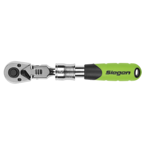 Sealey S01294 Siegen Extendable Flexi-Head Ratchet Wrench 1/4"Sq Drive - additional view 3