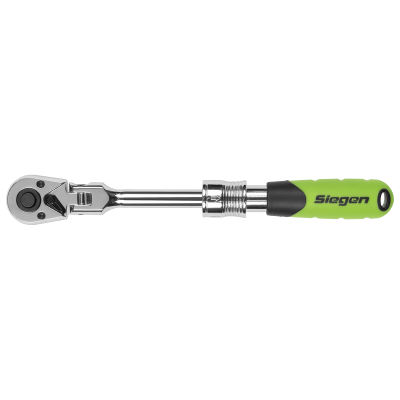 Sealey S01294 Siegen Extendable Flexi-Head Ratchet Wrench 1/4"Sq Drive - additional view 4