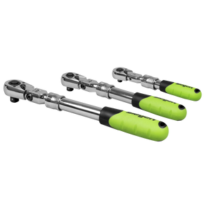 Sealey S01297 Siegen Extendable Flexi-Head Ratchet Wrench Set 3pc - additional view 6