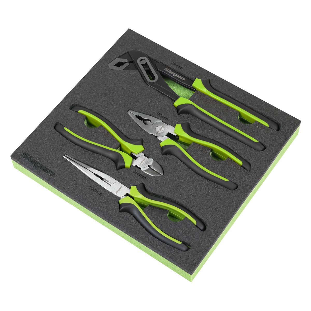 Sealey S01298 Siegen Comfort Grip Pliers Set 4pc - additional view 4