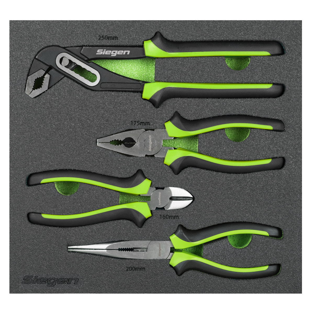 Sealey S01298 Siegen Comfort Grip Pliers Set 4pc - additional view 5