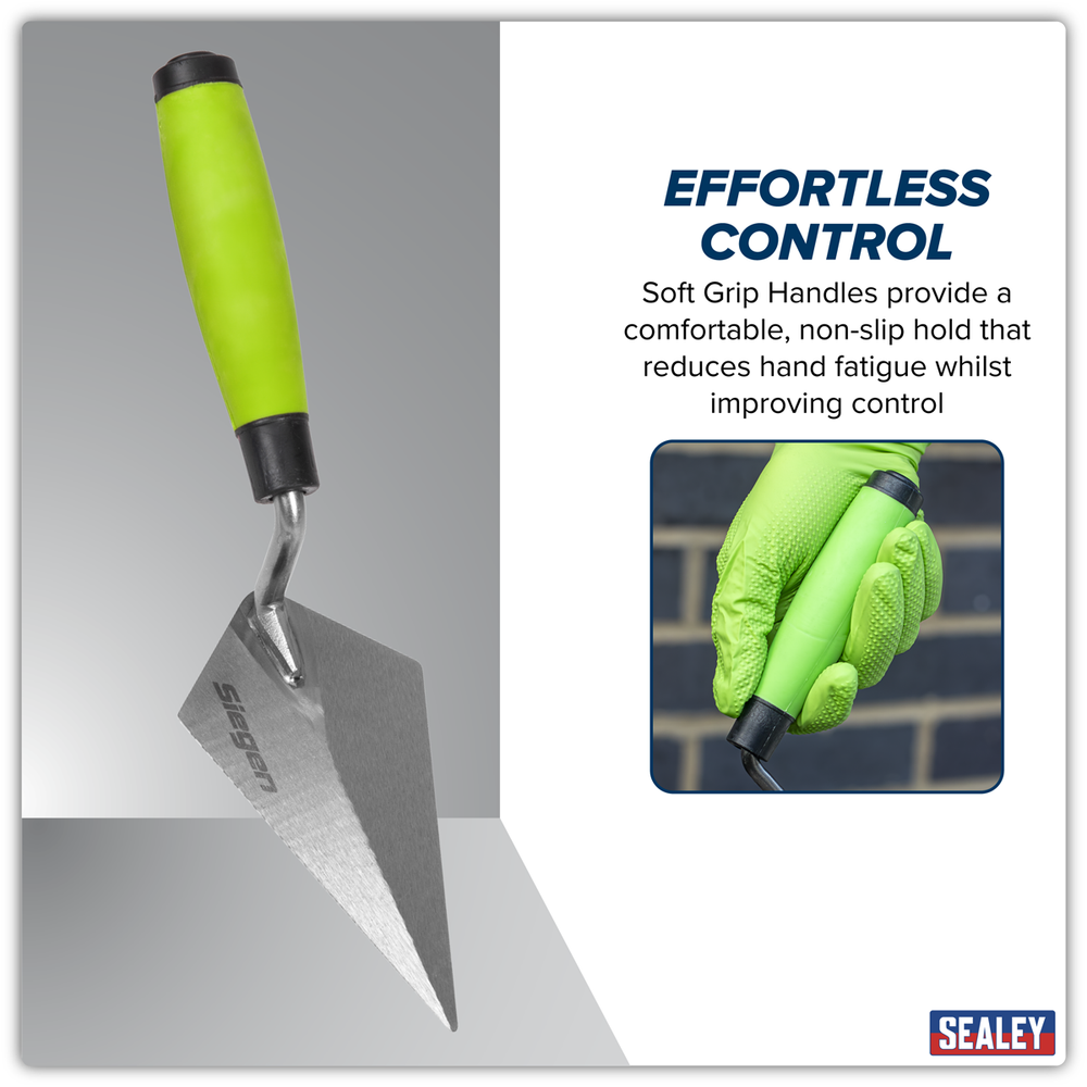 Sealey S01301 Siegen Pointing Trowel with Soft Grip Handle 150mm - additional view 3