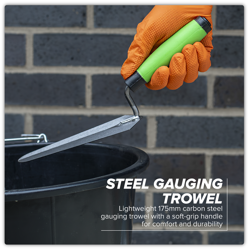 Sealey S01303 Siegen Gauging Trowel with Soft Grip Handle 175mm - additional view 2