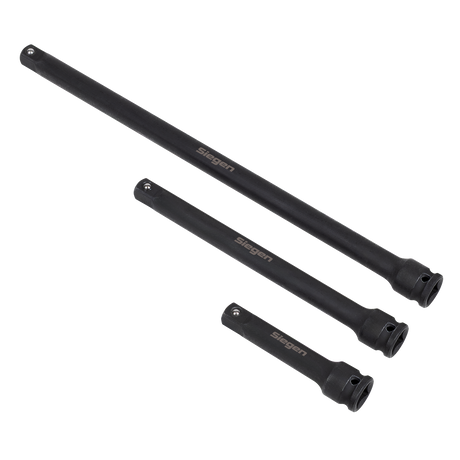 Sealey S01321 Siegen Impact Extension Bar Set 3/8"Sq Drive 3pc - additional view 2