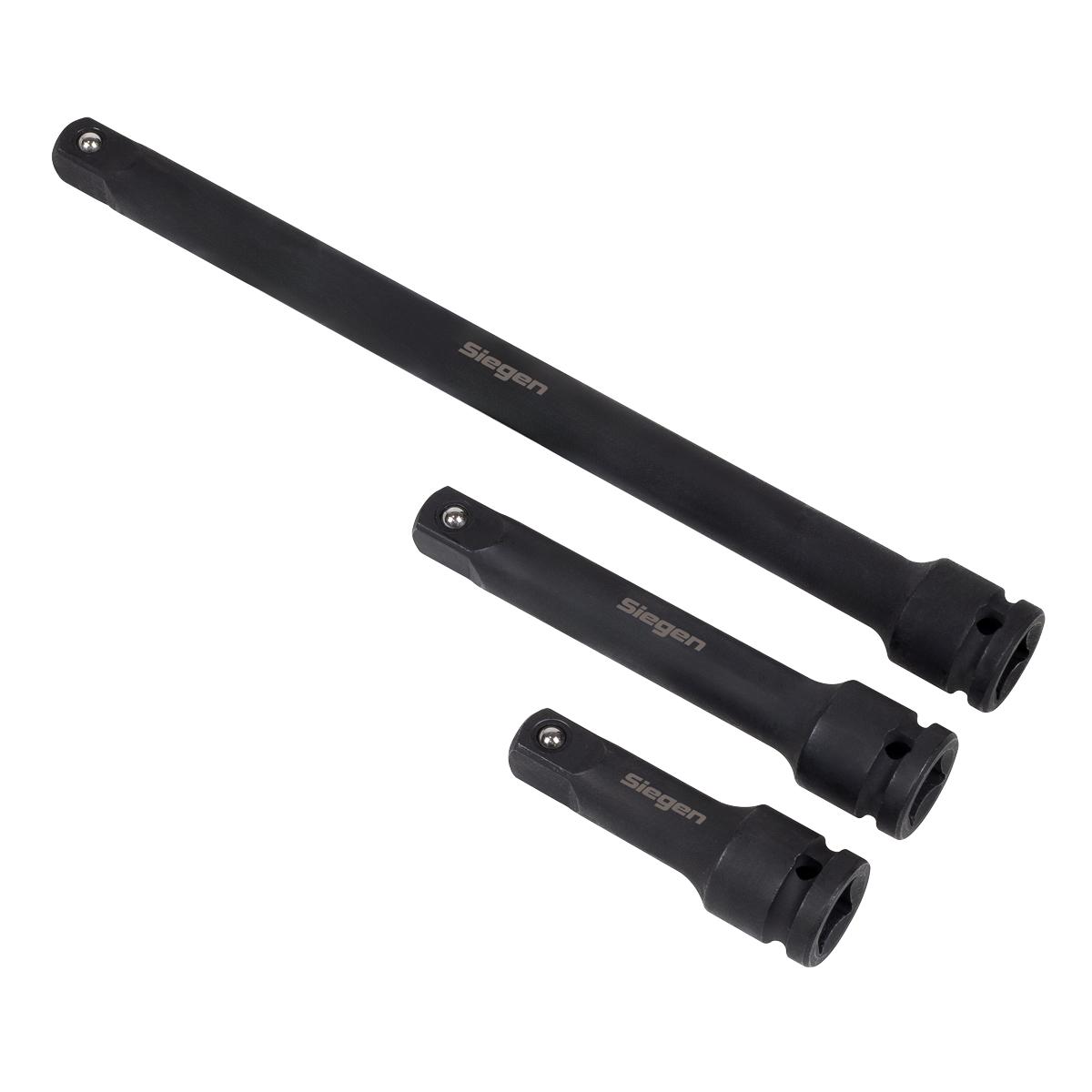 Sealey S01322 Siegen Impact Extension Bar Set 1/2"Sq Drive 3pc - additional view 6