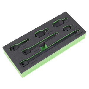 Sealey S01323 Siegen Impact Adaptor & Extension Bar Set 1/2"Sq Drive 6pc