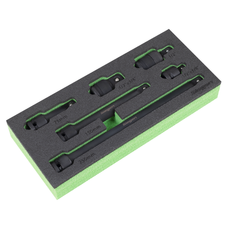 Sealey S01323 Siegen Impact Adaptor & Extension Bar Set 1/2"Sq Drive 6pc
