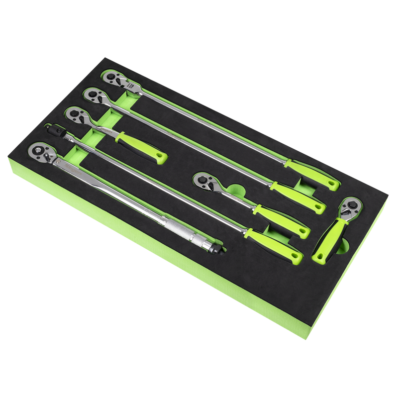 Sealey S01325 Siegen Ratchet Wrench, Breaker Bar & Torque Wrench Set 3/8"Sq Drive 7pc - additional view 9