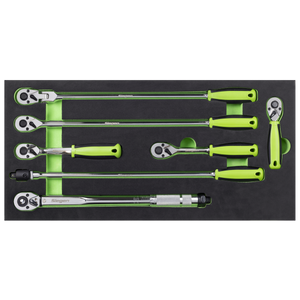 Sealey S01325 Siegen Ratchet Wrench, Breaker Bar & Torque Wrench Set 3/8"Sq Drive 7pc - additional view 3