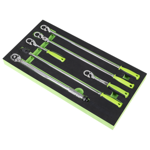 Sealey S01326 Siegen Ratchet Wrench, Breaker Bar & Torque Wrench Set 1/2"Sq Drive 6pc - additional view 3