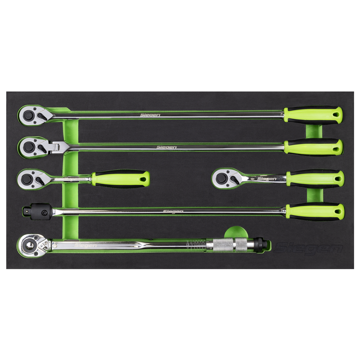 Sealey S01326 Siegen Ratchet Wrench, Breaker Bar & Torque Wrench Set 1/2"Sq Drive 6pc - additional view 2