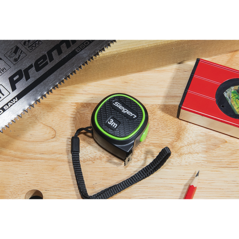Sealey S01327 Metric/Imperial Auto Lock Tape Measure 3m(10ft) x 16mm - additional view 7
