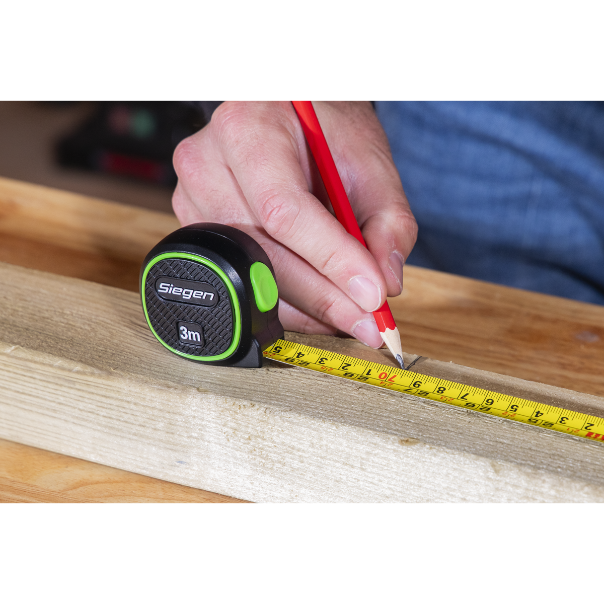 Sealey S01327 Metric/Imperial Auto Lock Tape Measure 3m(10ft) x 16mm - additional view 4