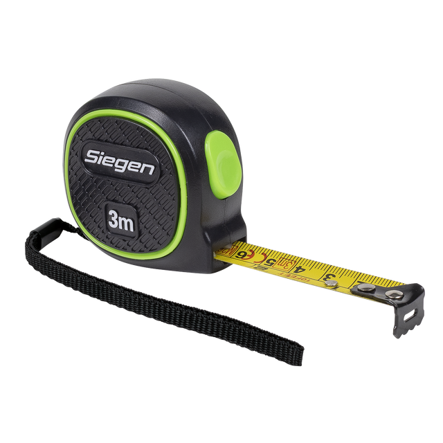 Sealey S01327 Metric/Imperial Auto Lock Tape Measure 3m(10ft) x 16mm