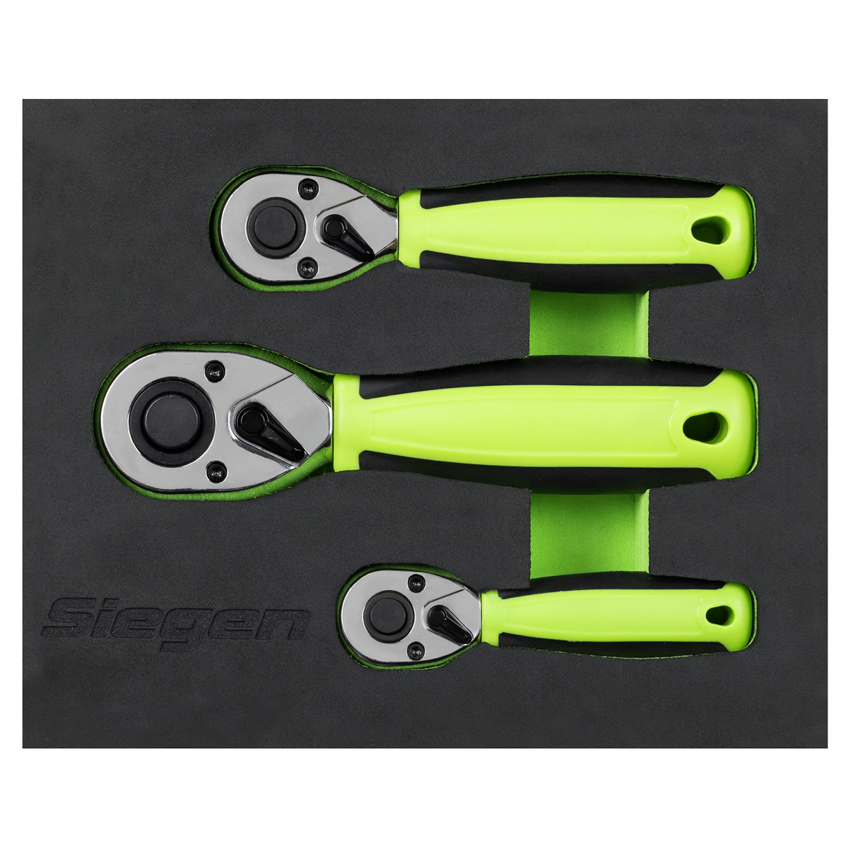 Sealey S01330 Stubby Ratchet Wrench Set 3pc - additional view 7