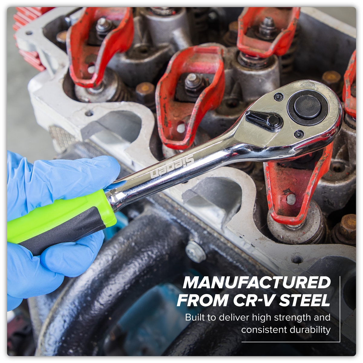 Sealey S01331 Ratchet Wrench Set 3pc - additional view 8