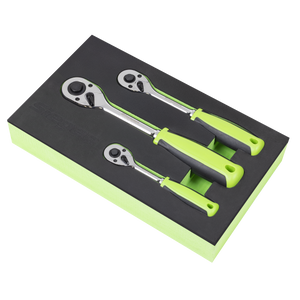 Sealey S01331 Ratchet Wrench Set 3pc - additional view 9