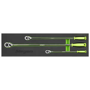 Sealey S01332 Extra-Long Ratchet Wrench Set 3pc - additional view 3