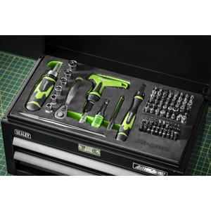 Sealey S01335 Siegen Mini Toolbox 2 Drawer with 111pc Tool Kit - additional view 11