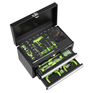 Sealey S01335 Siegen Mini Toolbox 2 Drawer with 111pc Tool Kit - additional view 2
