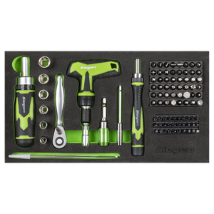 Sealey S01335 Siegen Mini Toolbox 2 Drawer with 111pc Tool Kit - additional view 4