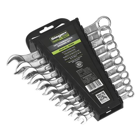 Sealey S0400 Siegen Combination Spanner Set 11pc