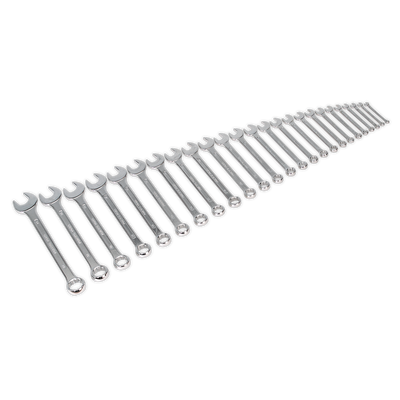 Sealey S0401 Siegen Jumbo Combination Spanner Set 25pc