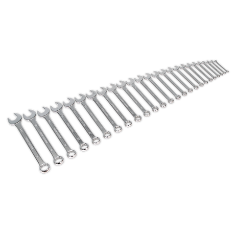 Sealey S0401 Siegen Jumbo Combination Spanner Set 25pc