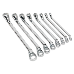 Sealey S0405 Siegen Deep Offset Ring Spanner Set 8pc
