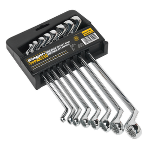 Sealey S0405 Siegen Deep Offset Ring Spanner Set 8pc - additional view 4