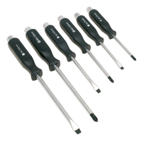Sealey S0535 Siegen Hammer-Thru Screwdriver Set 6pc