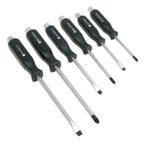Sealey S0535 Siegen Hammer-Thru Screwdriver Set 6pc