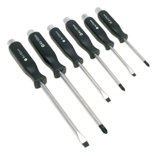 Sealey S0535 Siegen Hammer-Thru Screwdriver Set 6pc