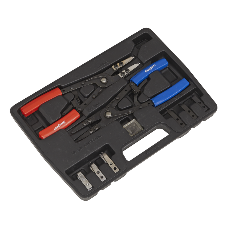 Sealey S0553 Siegen Internal/External Circlip Pliers Set 265mm - additional view 2