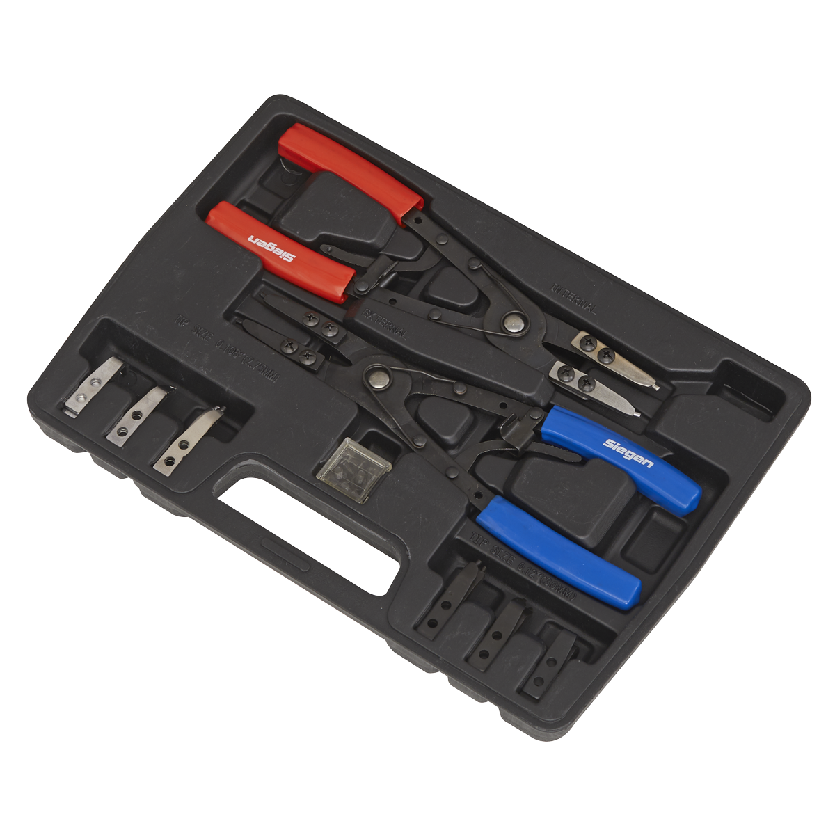 Sealey S0553 Siegen Internal/External Circlip Pliers Set 265mm - additional view 3