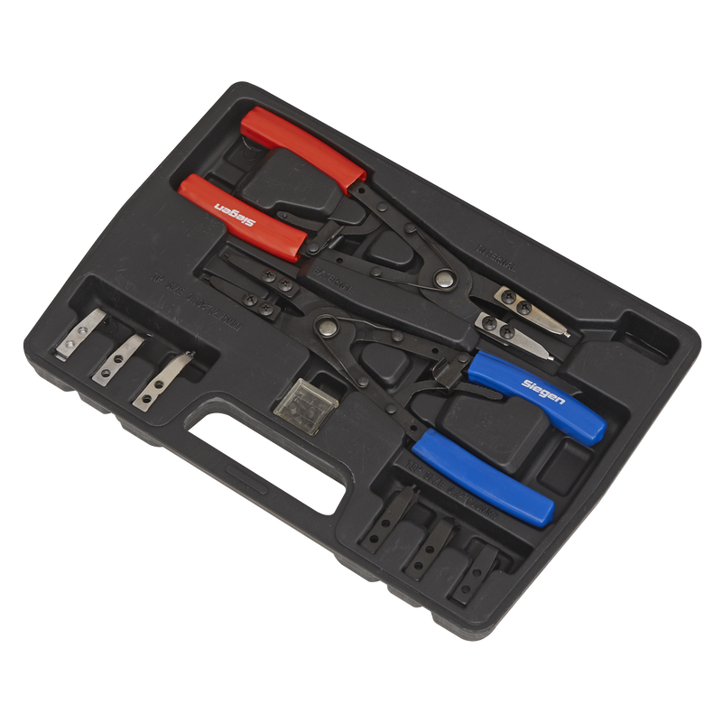 Sealey S0553 Siegen Internal/External Circlip Pliers Set 265mm - additional view 3