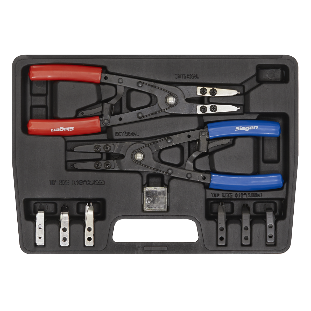 Sealey S0553 Siegen Internal/External Circlip Pliers Set 265mm - additional view 5