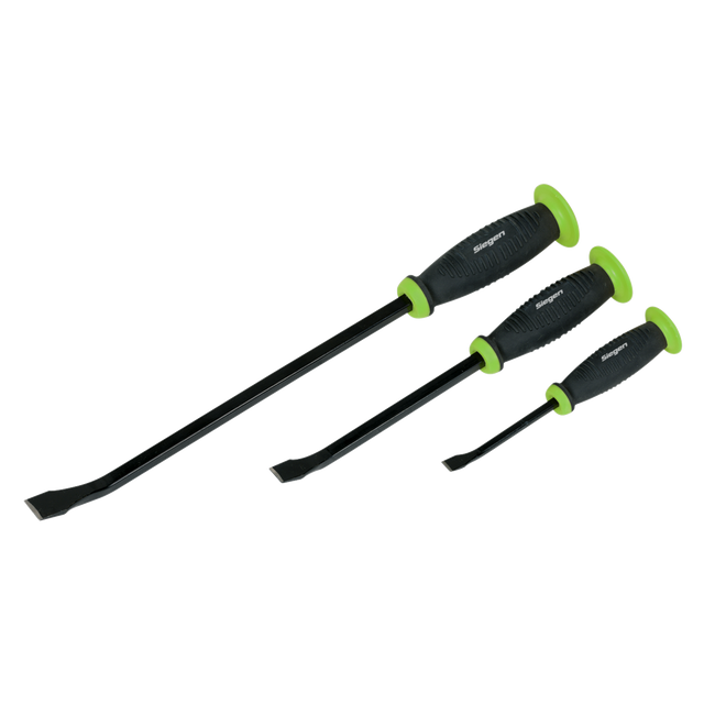 Sealey S0558 Siegen Pry Bar Set with Hammer Cap 3pc