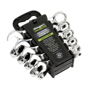 Sealey S0561 Siegen Stubby Combination Spanner Set 10pc