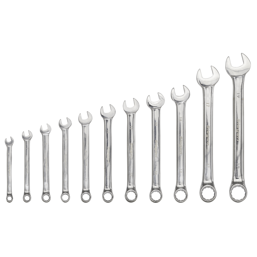 Sealey S0562 Siegen Combination Spanner Set 6-19mm 11pc - additional view 4
