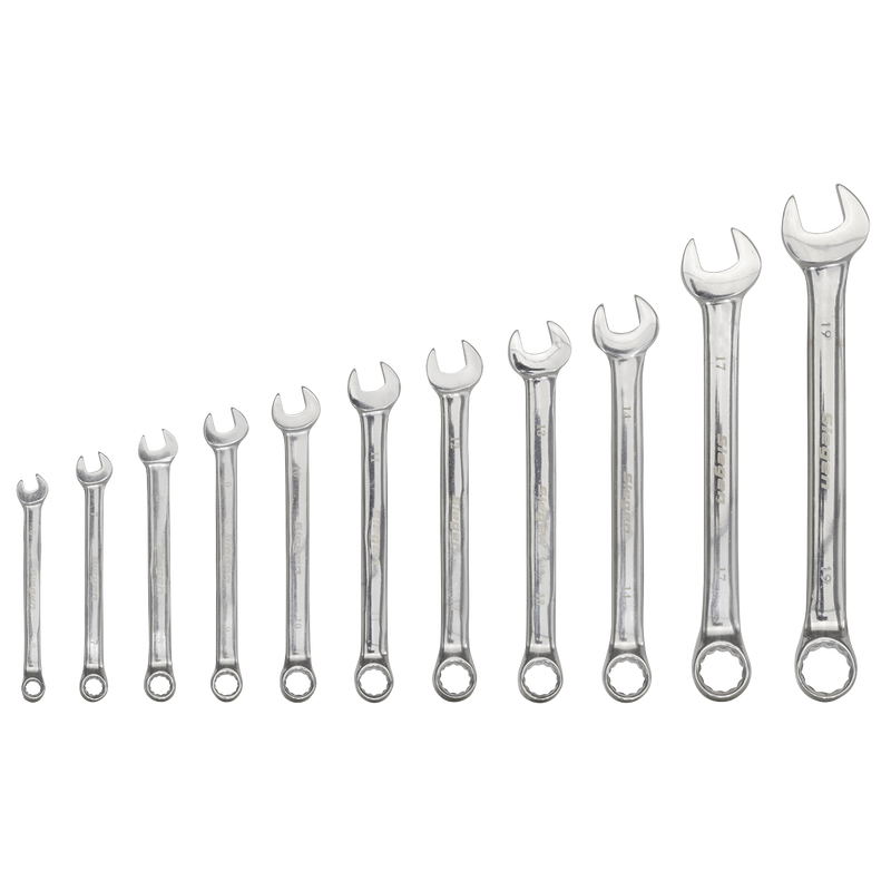 Sealey S0562 Siegen Combination Spanner Set 6-19mm 11pc - additional view 4