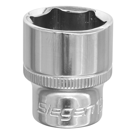 Sealey S0586 Siegen Socket 19mm 3/8"Sq Drive
