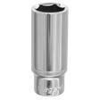 Sealey S0596 Siegen Deep Socket 3/8"Sq Drive 18mm