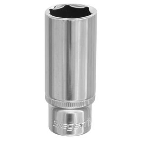 Sealey S0597 Siegen Deep Socket 3/8"Sq Drive 19mm