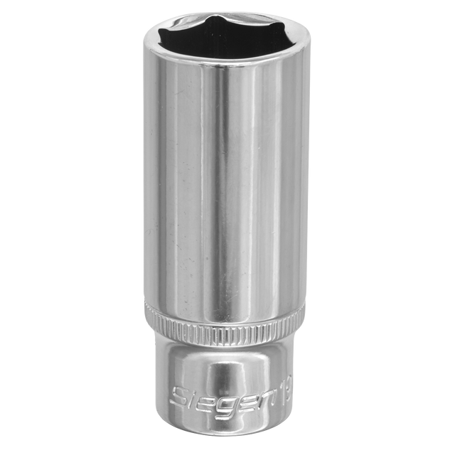 Sealey S0597 Siegen Deep Socket 3/8"Sq Drive 19mm